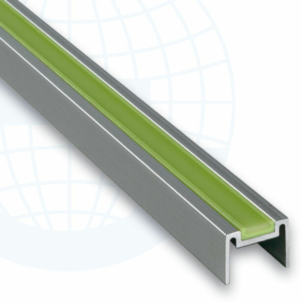 Monitoimilista Euroshrink jälkivalaiseva poistumistieopastus alumiini 250a, 15mm x 2.5m, mattahopea