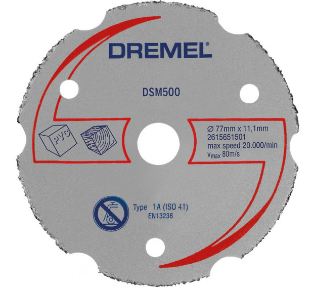 Katkaisulaikka Dremel DSM500, karbidi, puulle