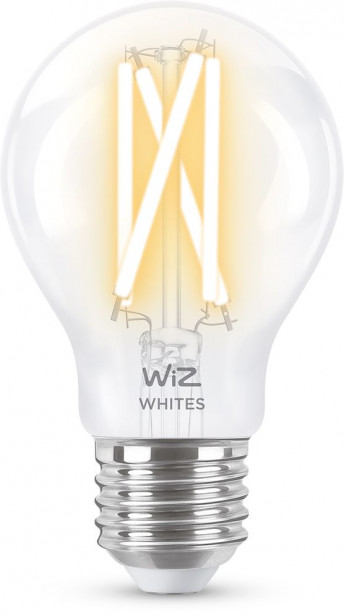 LED-älylamppu Wiz A60 Tunable White, Wi-Fi, 60W, E27, kirkas lasi
