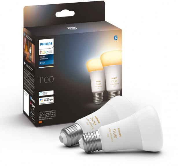 LED-älylamppu Philips Hue WA, 8W, A60, E27, 2kpl