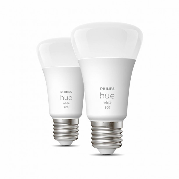 LED-älylamppu Philips Hue W, 9W, A60, E27, 2kpl