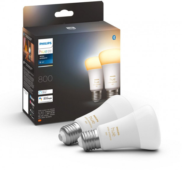 LED-älylamppu Philips Hue WA, 6W, A60, E27, 2kpl