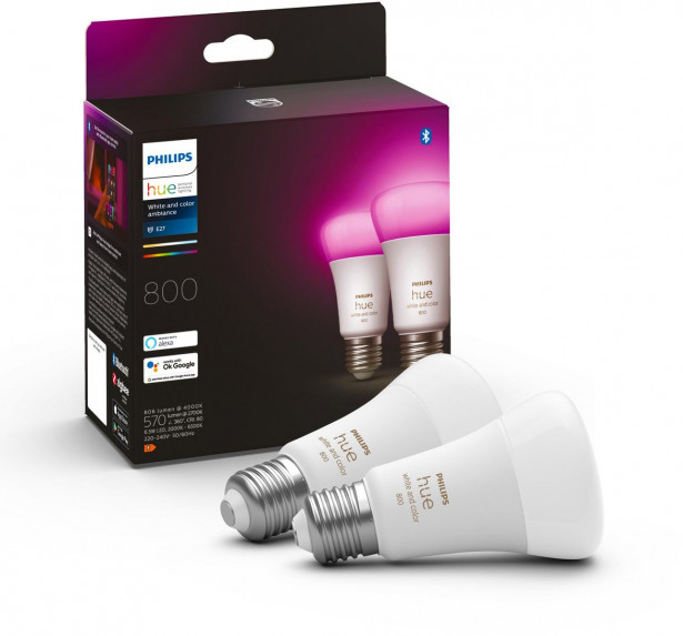 LED-älylamppu Philips Hue WCA, 6.5W, A60, E27, 2kpl