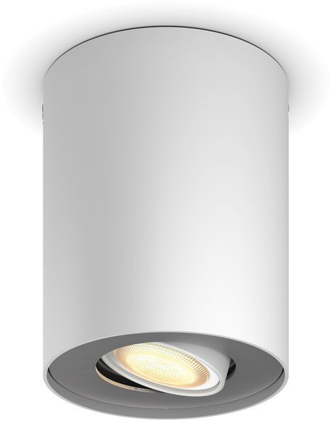 LED-spottivalaisin Philips Hue Pillar, valkoinen
