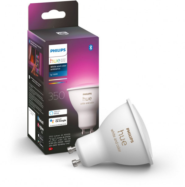 LED-älylamppu Philips Hue WCA, 4.3W, GU10 R