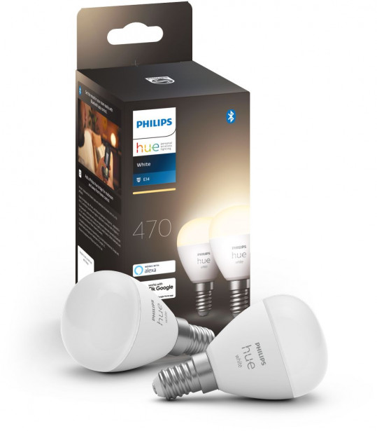 LED-älylamppu Philips Hue W, 5.7W, Luster, E14, 2kpl