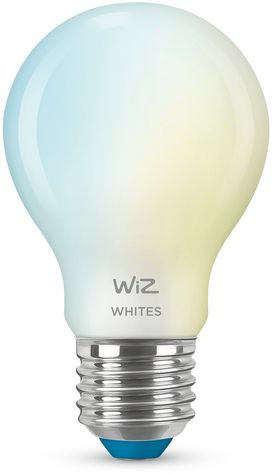 LED-älylamppu WiZ A60 Tunable White, Wi-Fi, 60W, E27, 6kpl, huurrettu lasi