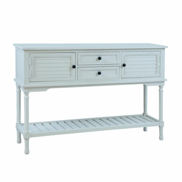 Senkki Home4You Meldon 120x33x81cm, valkoinen 
