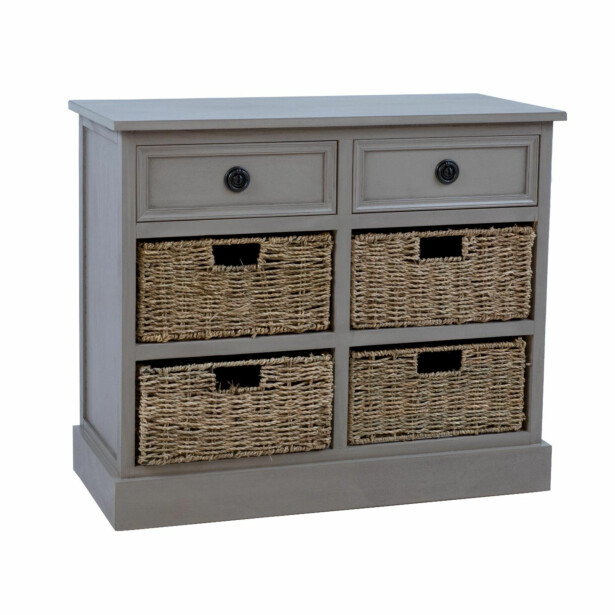 Lipasto Home4You Kent, korilaatikoilla, 76x33x66cm