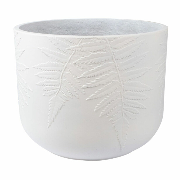 Kukkaruukku Home4You Sanariö D55x43.5cm, valkoinen 