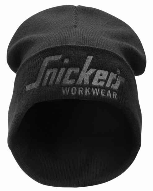 Pipo Snickers 9047 logolla, musta/harmaa