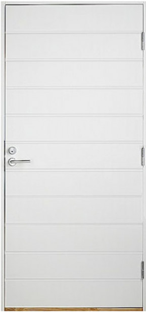 Varaston ovi Aarni Vaaka 9-10x21, karmi 92mm, valkoinen