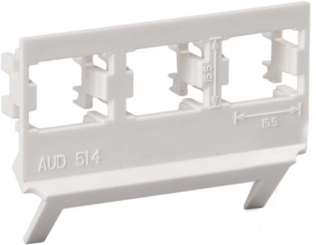 Kanavakaluste liitinadapteri AUD51.4 3x RJ 45 LexCom