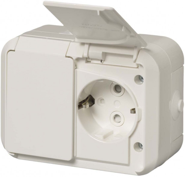 Kosti pistorasia 2-OS IP55 JL