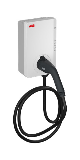 Sähköauton latausasema ABB Terra AC W7-G5-R-0, Type 2, 7kW (1x32A), 5m kaapeli, RFID