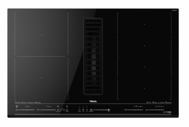 Induktioliesitaso liesituulettimella Teka AFF87601MSTBK, 800x510 mm, musta