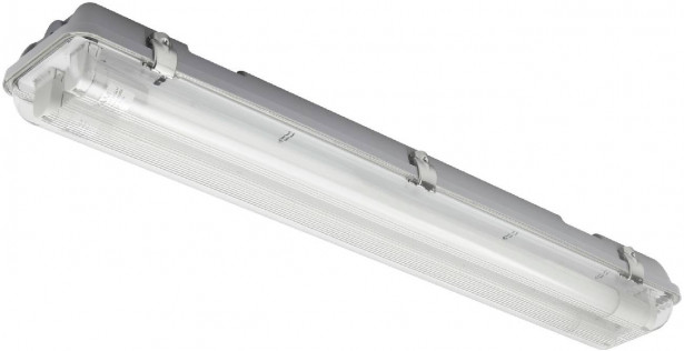 LED-yleisvalaisin Airam Generic, IP65, 2x9W, 670mm, valkoinen