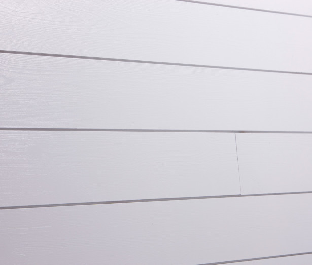 Sisustuspaneeli Aure Riihi STS PN, 15x120x3570mm, harjattu puhtaan valkoinen