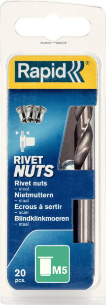 Niittimutteri Rapid M5, 20kpl