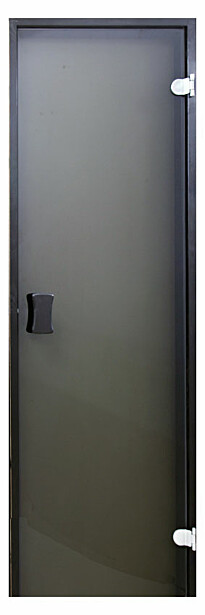 Saunan ovi Black, 6x19, mustat karmit