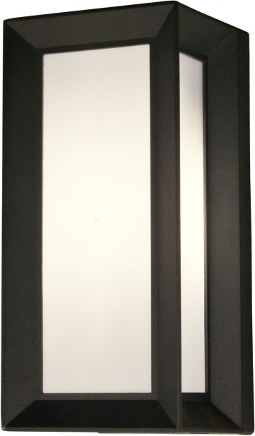 Ulkoseinävalaisin Aneta Lighting Box, IP44, tummanharmaa/valkoinen