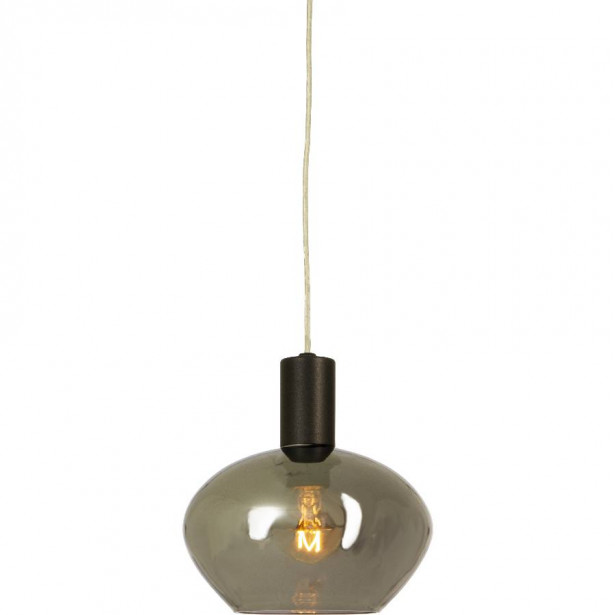 Ikkunavalaisin Aneta Lighting Bell, Ø15cm, musta/savunharmaa