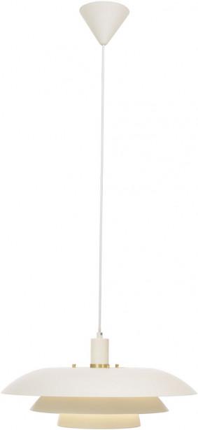 Riippuvalaisin Aneta Lighting Epsilon, Ø45cm, valkoinen