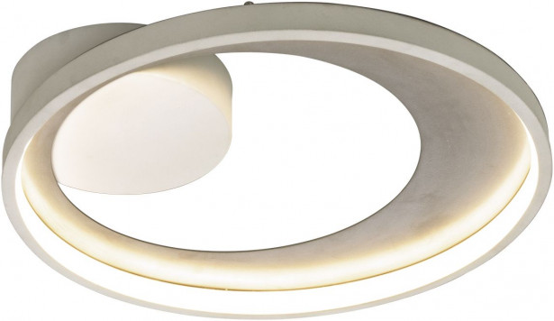 LED-kattoplafondi Aneta Lighting Carat, 3000K, valkoinen/hopea