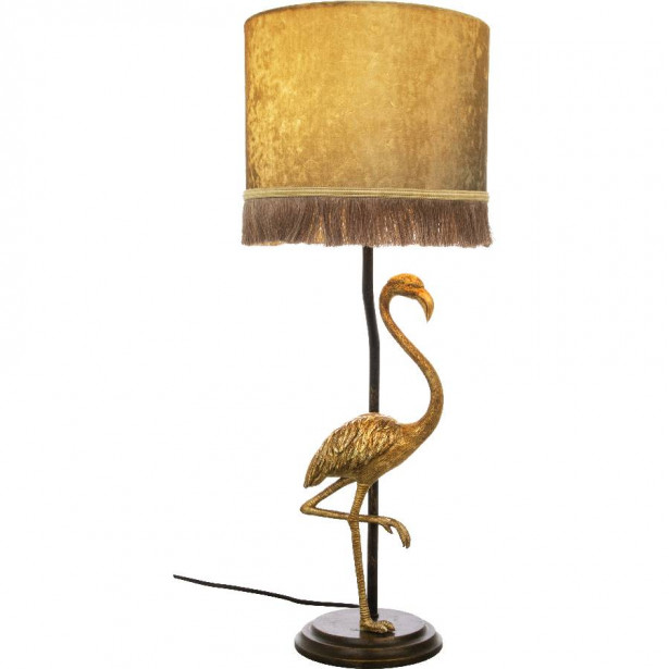 Pöytävalaisin Aneta Lighting Flamingo, Ø28x67cm, kulta