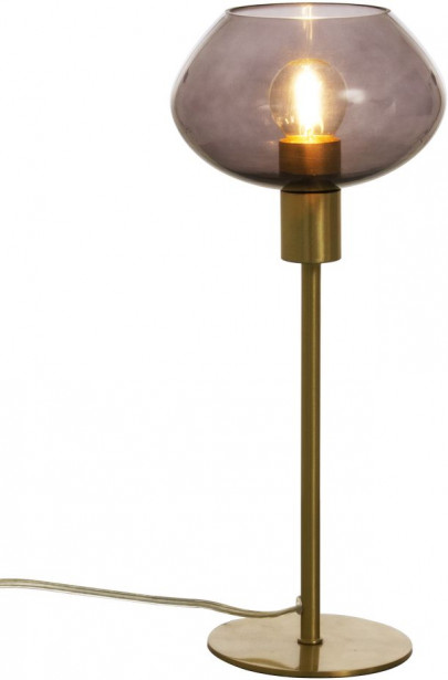 Pöytävalaisin Aneta Lighting Bell, 15.5x37.5cm, mattamessinki/savulasi