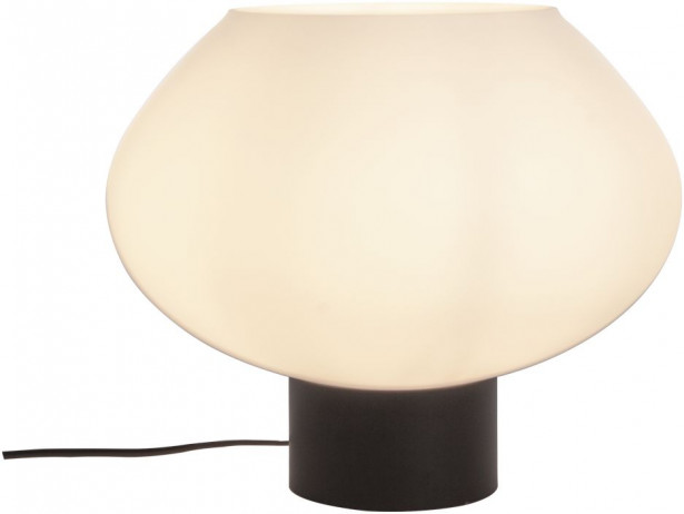 Pöytävalaisin Aneta Lighting Bell, 35x30cm, musta/valkoinen
