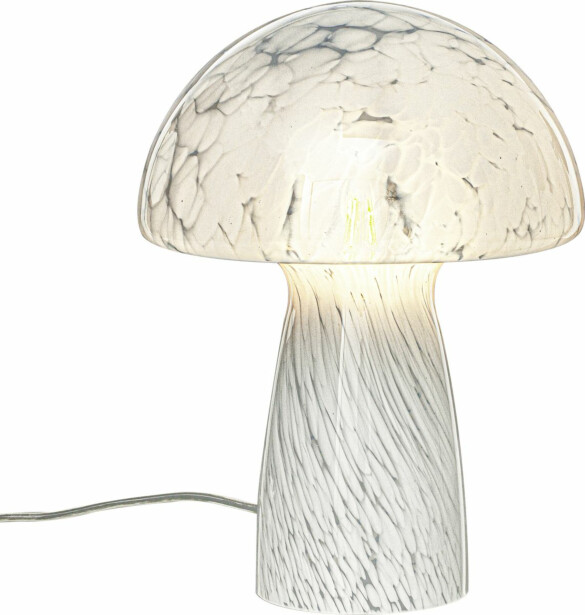 Pöytävalaisin Aneta Lighting Mushi 28cm, valkoinen