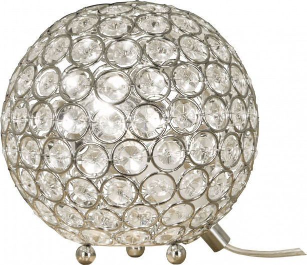 Pöytävalaisin Aneta Lighting Bling, ø 15cm, kromi/kirkas