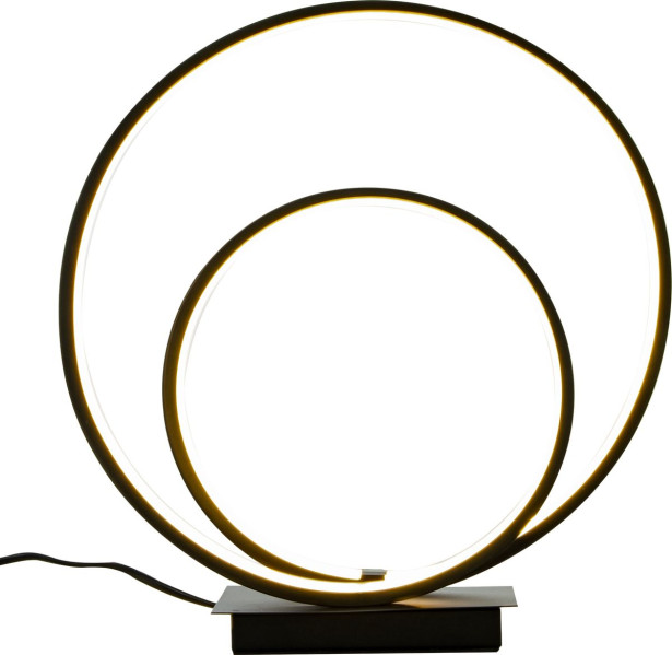 Pöytävalaisin LED Aneta Lighting Loop, musta
