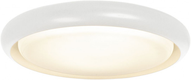 LED-plafondi Aneta Lighting Discus, Ø40 cm, 3000K, valkoinen