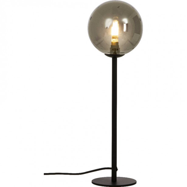 Pöytävalaisin Aneta Lighting Molekyl, Ø13.5x43cm, musta/savulasi