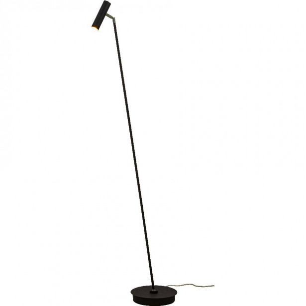 Lattiavalaisin Aneta Lighting Artic, 140cm, musta/teräs