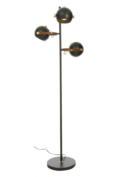 Lattiavalaisin Aneta Lighting Bow, 3x7W, Ø475x1520mm, IP20, GU10, musta