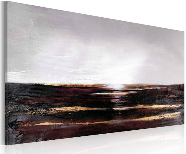 Taulu Artgeist Musta meri, käsinmaalattu, 60x120cm