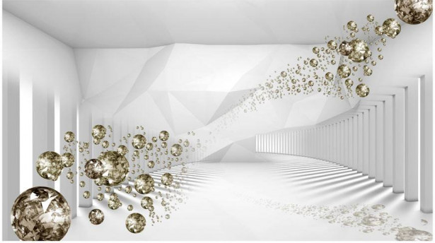 Kuvatapetti Corridor of Diamonds, XXL, 500x280cm