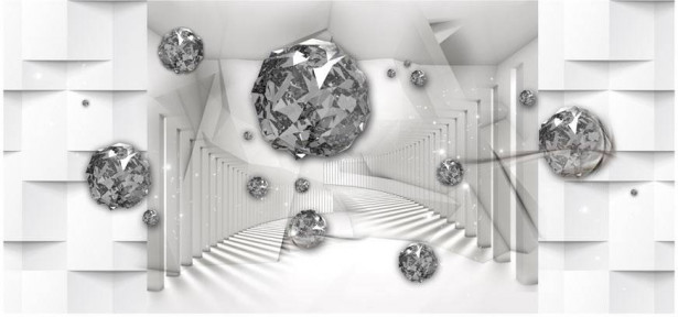 Sisustustarra Artgeist Diamond Chamber III, 280x588cm