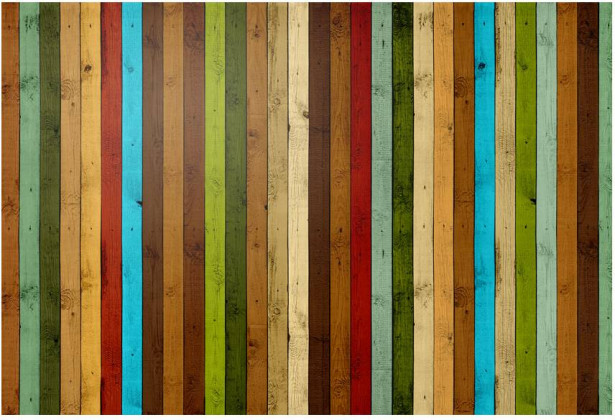Kuvatapetti Artgeist Wooden rainbow, 270x400cm