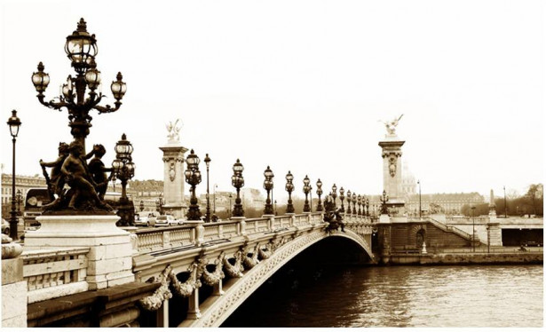 Kuvatapetti Artgeist Aleksandre III Bridge, Pariisi, 270x450cm