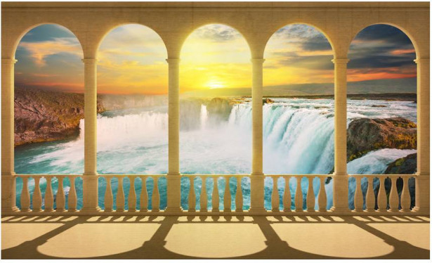 Kuvatapetti Artgeist Dream about Niagara Falls, 270x450cm