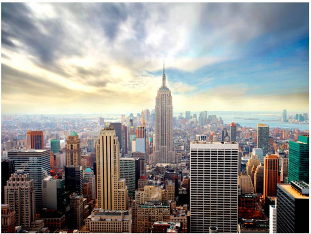Maisematapetti Artgeist View on Empire State Building, eri kokoja