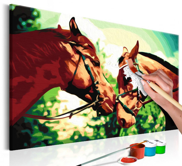 DIY-taulu Artgeist Two Horses , 40x60cm