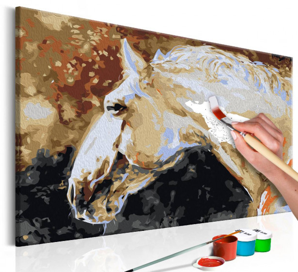 DIY-taulu Artgeist White Horse, 40x60cm