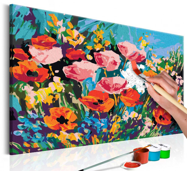 DIY-taulu Artgeist Colourful Meadow Flowers, 40x60cm