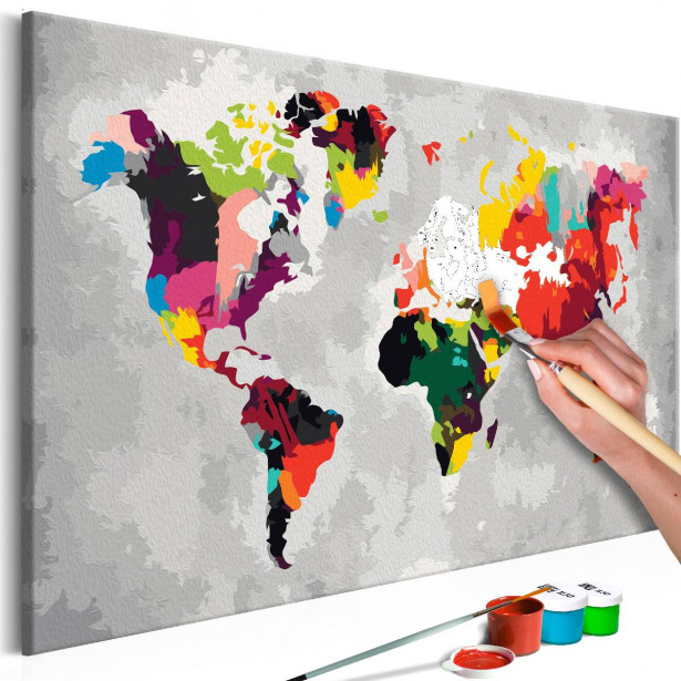 DIY-taulu Artgeist World Map, 40x60cm