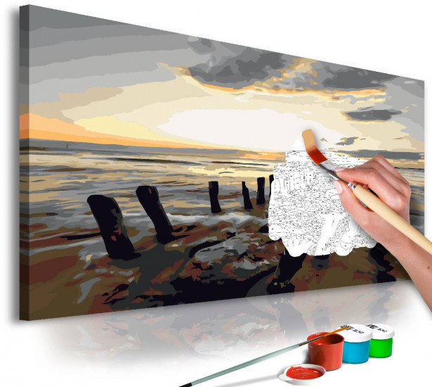 DIY-taulu Artgeist Beach at Sunrise, 40x60cm